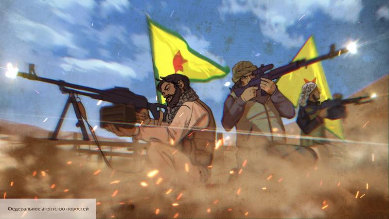 Курдские боевики должны прикрыть военных США, ворующих нефть в Сирии