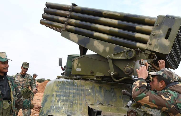 Сирийская армия нанесла массированный удар по позициям джихадистов