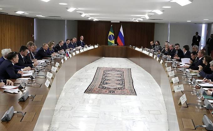 Встреча с&nbsp;Президентом Бразилии Жаиром Болсонаро