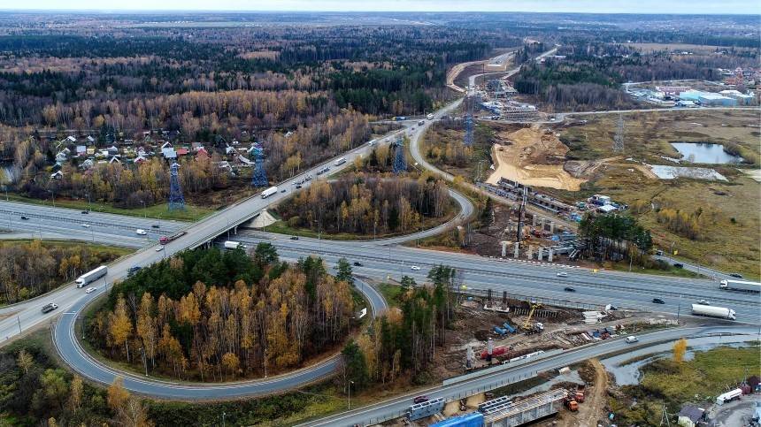 Завершилось строительство скоростной автомагистрали Москва — Санкт-Петербург