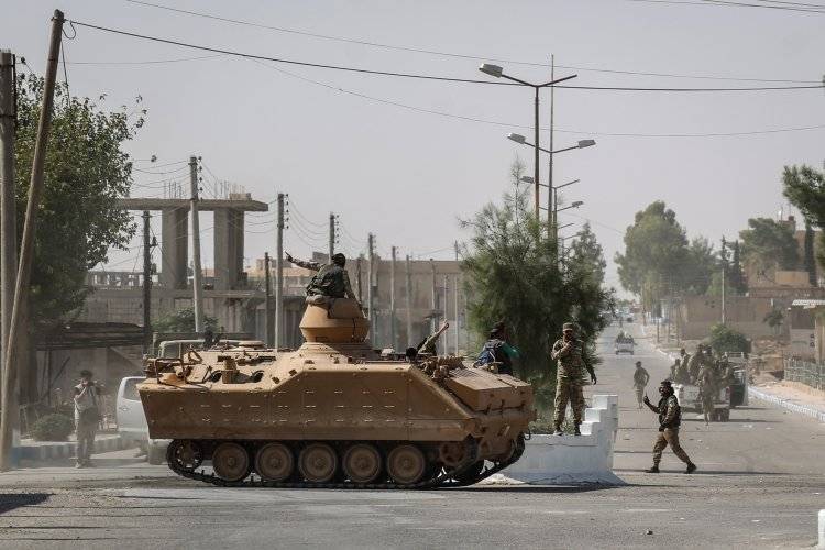 Армия Турции отрезала пути сообщения курдским террористам на севере Хасаки в Сирии