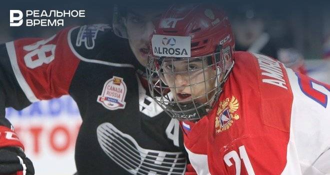 Амиров и Грошев помогли молодежной сборной России победить команду Канады WHL