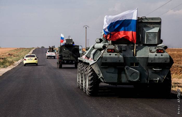Российские военные заняли бывшую американскую базу в Сирии