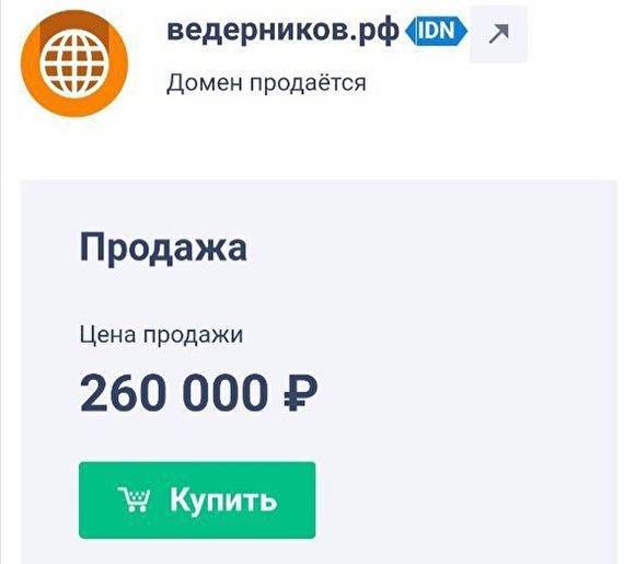 Псковский чиновник после увольнения присвоил сайт губернатора и выставил его на продажу