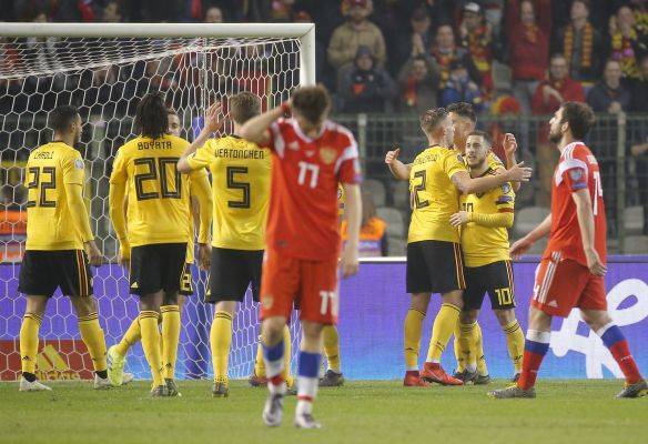 «Открытый футбол» с Бельгией не получился: сборная России проиграла 1:4