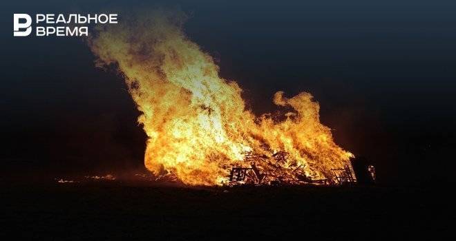 На пожаре в Башкирии погибла женщина