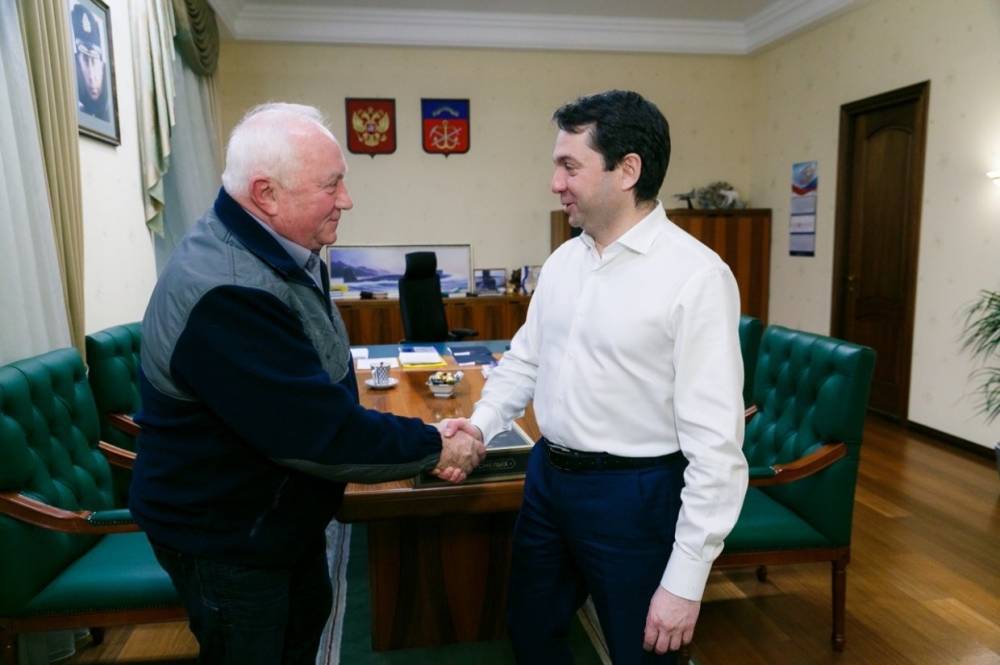 Андрей Чибис встретился с бывшим губернатором Мурманской области Юрием Евдокимовым