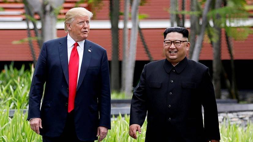 Трамп сообщил о возможной «скорой встрече» с Ким Чен Ыном