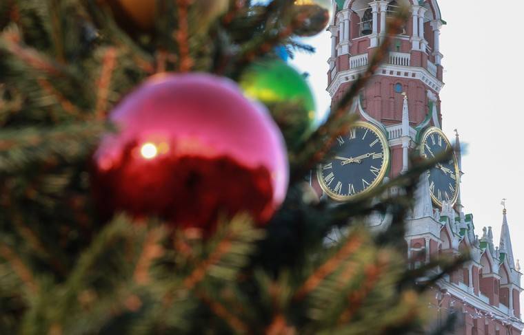 На Красной площади начали устанавливать новогоднюю ёлку