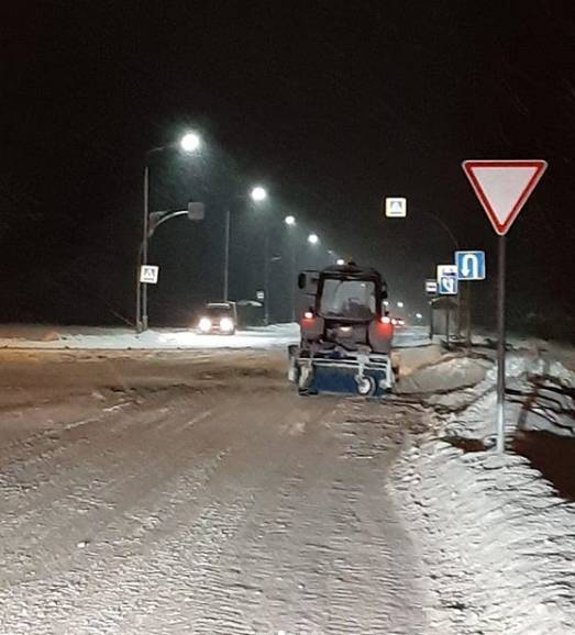 Илья Середюк проверил, как чистят дороги от снега в Кемерове
