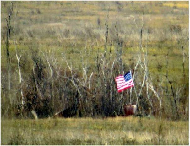 Командиры ВСУ прикрыли свои позиции на Донбассе американскими флагами