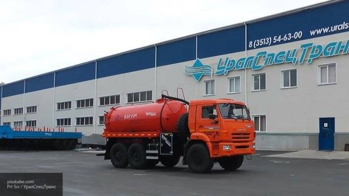 В России освоено производство новой вакуумной машины на базе Урал 5557-80Е5