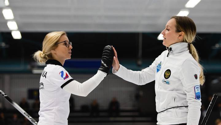 Женская сборная России по керлингу выиграла третий матч чемпионата Европы