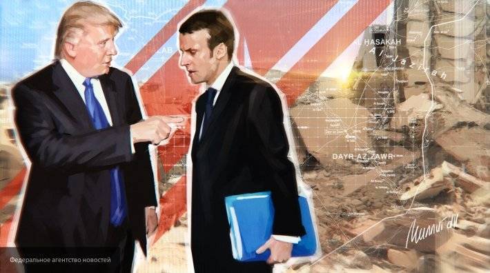 Лидер США Дональд Трамп может настаивать на усилении роли Франции в сирийском конфликте