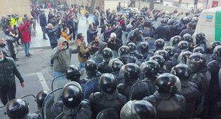 18 человек задержаны при разгоне протестующих в Тбилиси