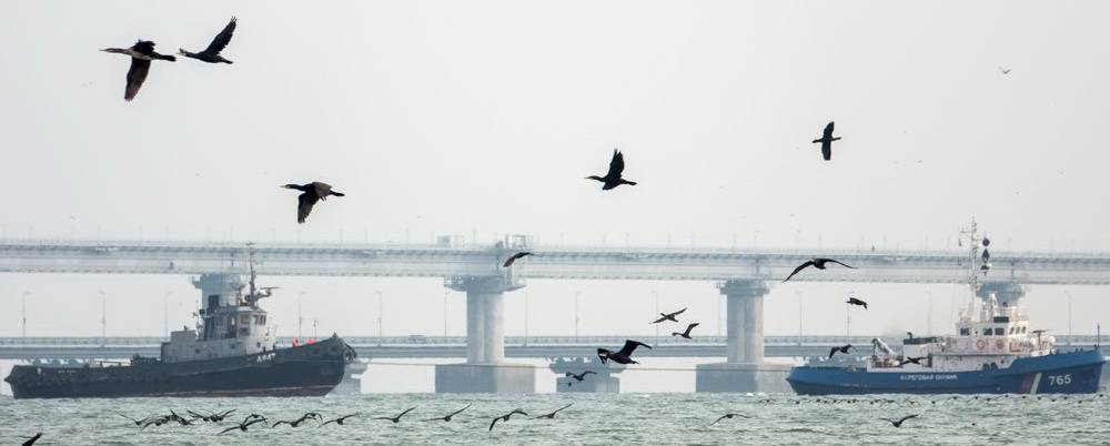 Украинские катера повторно попытались пройти под Крымским мостом