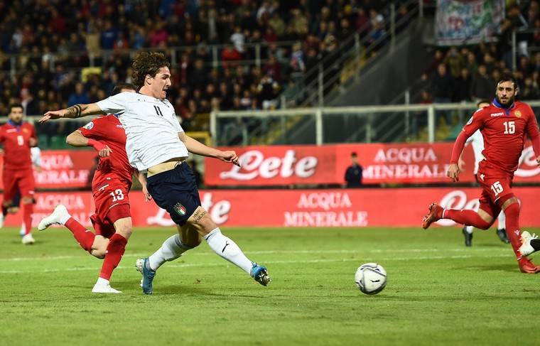 Итальянцы забили девять мячей в одном матче впервые с 1948 года