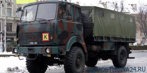 Национальная гвардия Украины закупит МАЗы