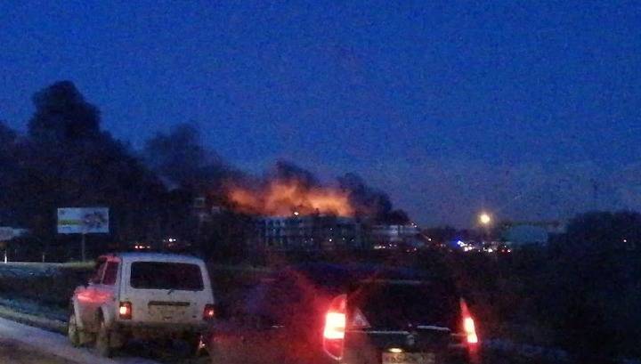 Пожар на территории компрессорного завода в Челябинске не коснулся основных цехов