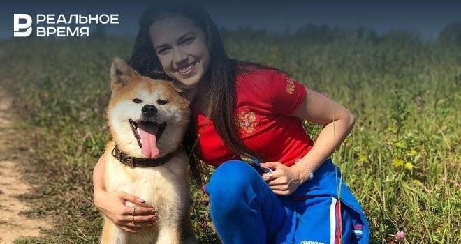 Алина Загитова вместе со своей собакой Масару снимется в художественном фильме