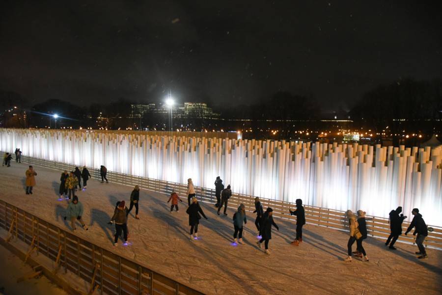 Около 20 тыс квадратных метров составит площадь катка в Парке Горького этой зимой