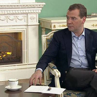 Медведев встретился со своим белорусским коллегой тет-а-тет