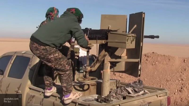 Юные курдские боевики напали на бронеавтомобиль военной полиции РФ на севере Сирии