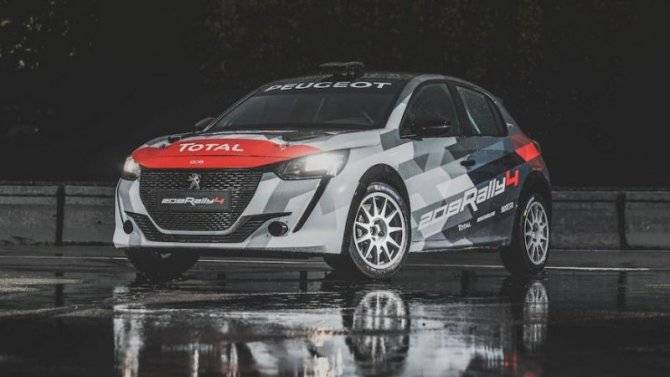 Представлен гоночный хэтчбек Peugeot 208 Rally 4