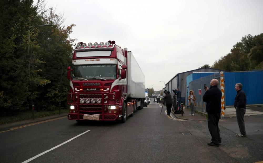 Задержан еще один подозреваемый по делу о гибели 39 человек к грузовике, который нашли в Эссексе