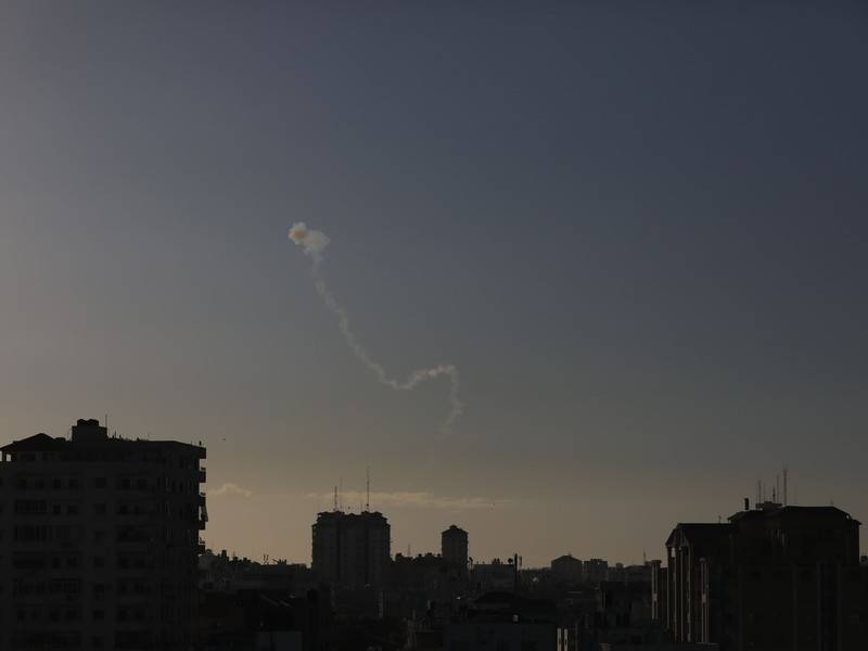 Семь ракет запущены по территории Израиля из сектора Газа