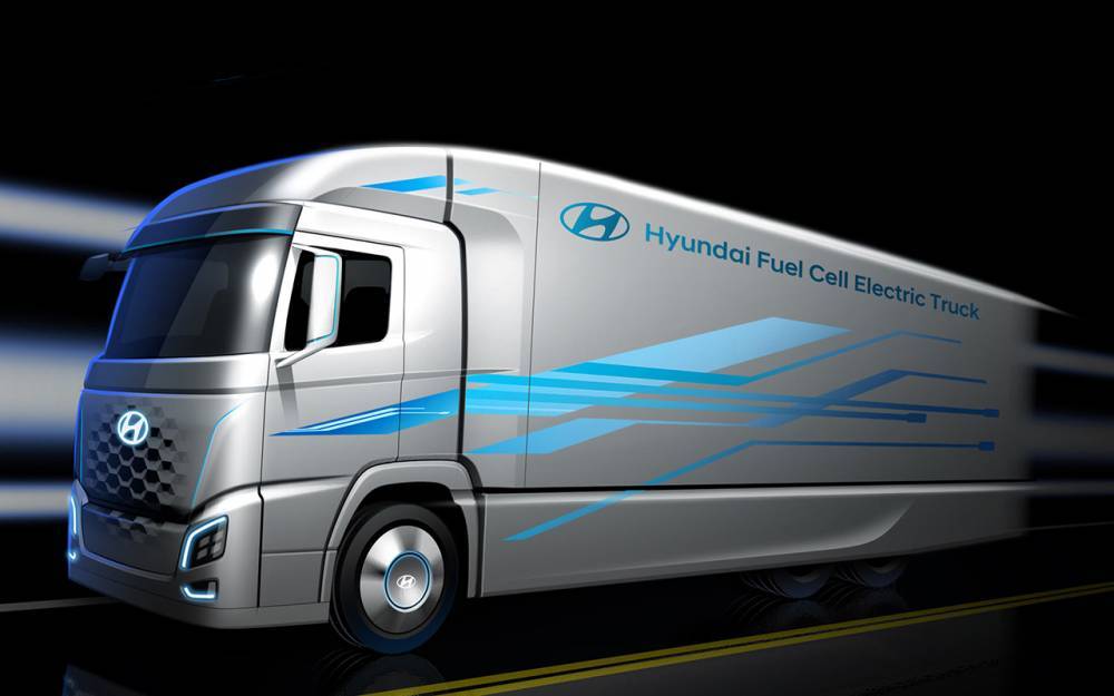 Нереальный тягач Hyundai на водороде: выглядит круто