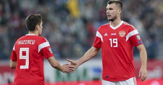Сборная России разгромила Сан-Марино в отборочном матче Евро-2020