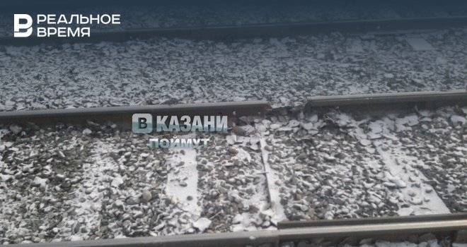 В Казани восстановили движение трамваев после инцидента с лопнувшим рельсом