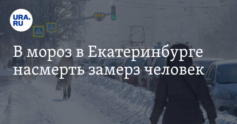 В мороз в Екатеринбурге насмерть замерз человек