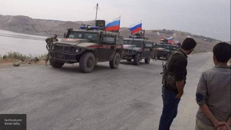 МО сообщило о начале работы девятого патруля военной полиции РФ и ВС Турции в Сирии