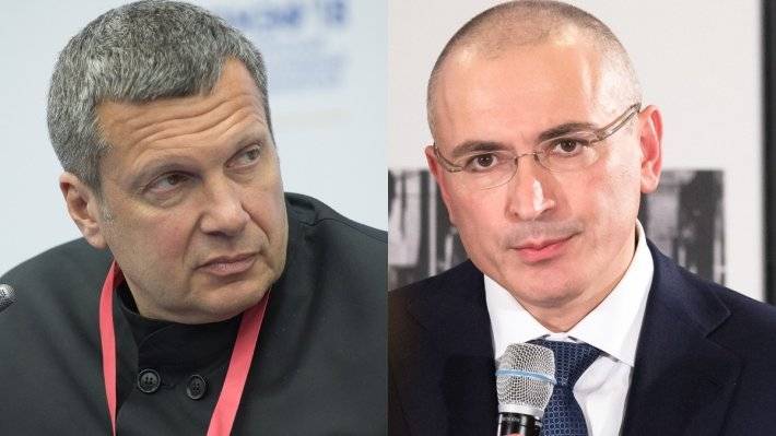 Соловьев назвал Ходорковского владельцем кладбища с кровавыми руками