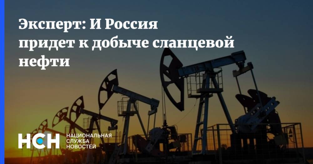 Эксперт: И Россия придет к добыче сланцевой нефти
