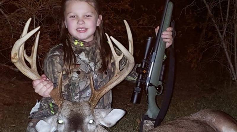 3-летней девочке на Рождество подарили винтовку, а в 4 года она убила первого оленя