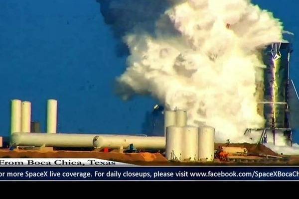 Опытная ракета SpaceX взорвалась во время испытаний