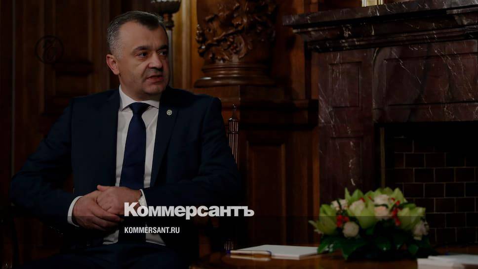 Премьер Молдавии заявил о готовности Москвы выдать Кишиневу кредит в $500 млн