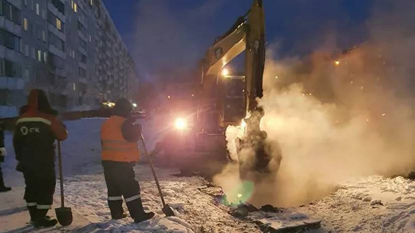 В Новосибирске ликвидирована авария на теплотрассе