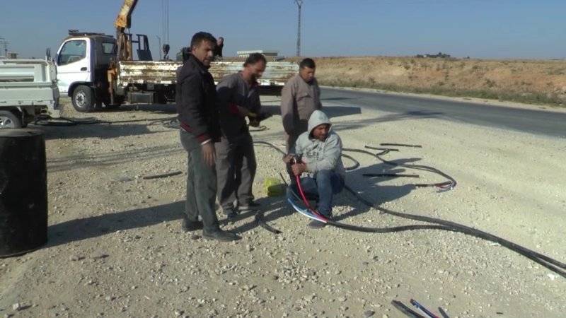 Водоснабжение Хасаки в Сирии восстановлено благодаря военной полиции РФ