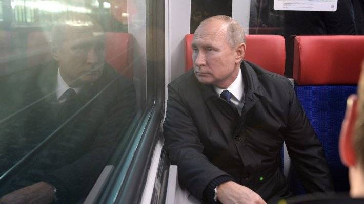 Путин открыл первый Московский центральный диаметр
