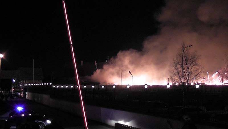 Пожар в поселке Мосрентген тушили 7 часов