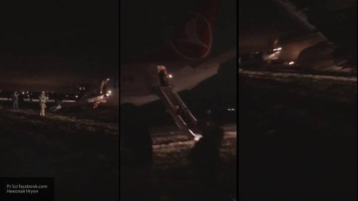 Несколько человек пострадали во время аварийной посадки пассажирского самолета в Одессе