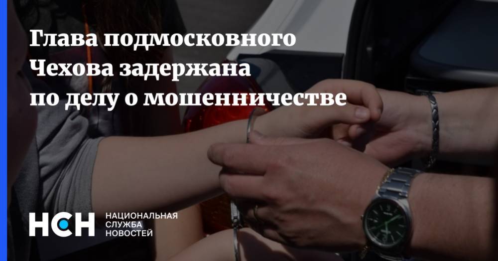 Глава подмосковного Чехова задержана по делу о мошенничестве