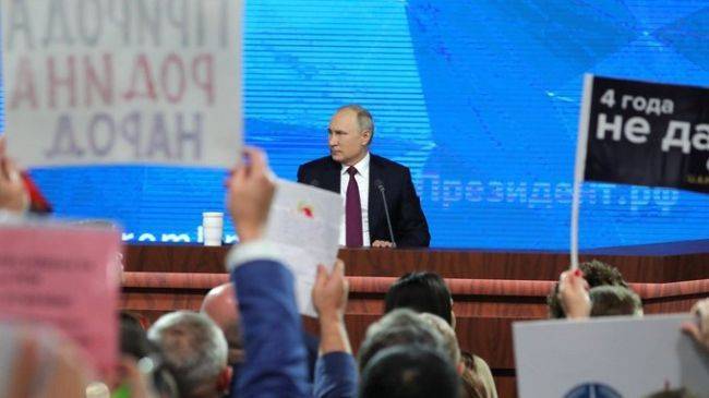 Кремль: Очередная большая пресс-конференция Путина состоится 19 декабря
