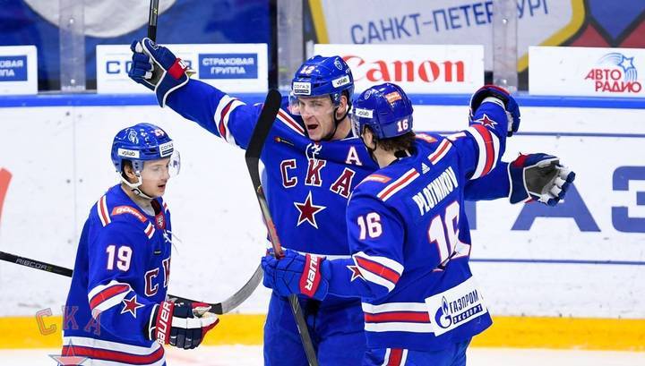 СКА побеждает в КХЛ в пятом матче подряд