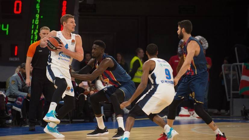 «Зенит» потерпел пятое поражение подряд в баскетбольной Евролиге, уступив «Басконии»