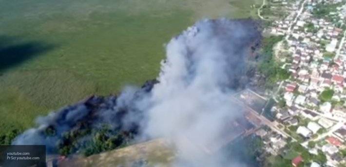 В Анапе ввели режим повышенной готовности в связи с природным пожаром